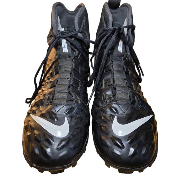 Nike Force Savage Varsity 2 Mid Football Cleats Size 11.5 Black Mens Aq8155001 main image 7